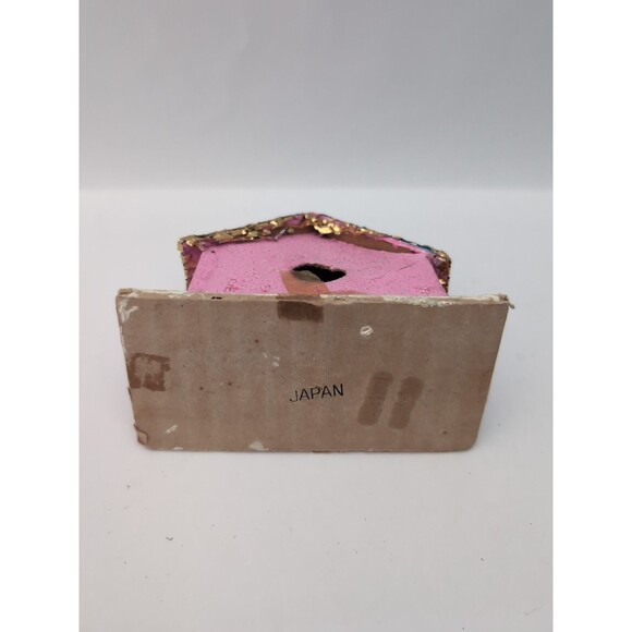 Vintage Putz Japan Christmas Village Houses Large Church Set of 4 - Picture 13 of 16